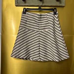 Striped Black and White Skirt